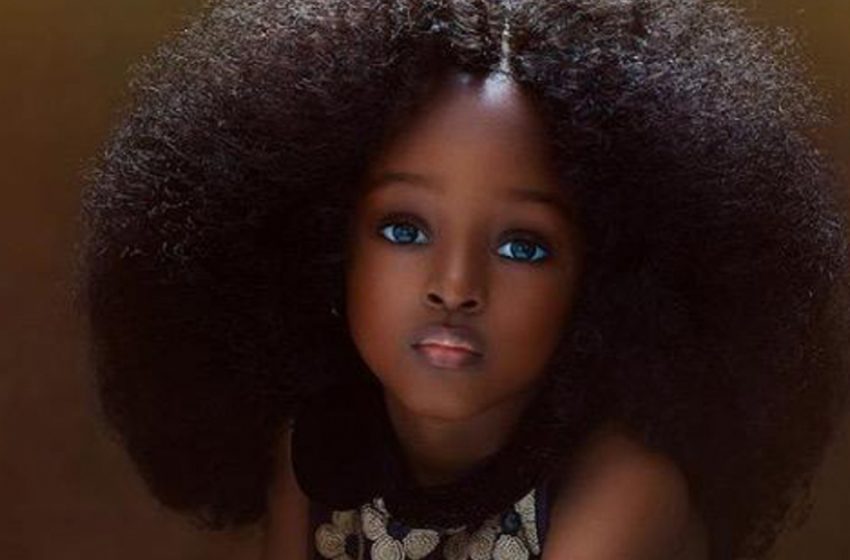  Фотографии самой красивой девочки из Нигерии, которая в 5 лет была востребованной моделью