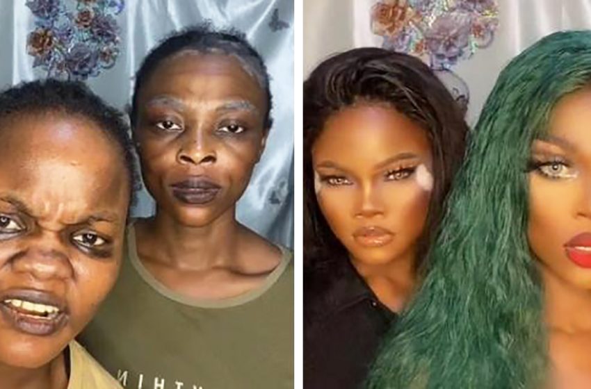  «Теперь понятно, почему мужики женщинам не верят»: после преображения двух кузин, пользователи соцсетей стали требовать запретить макияж