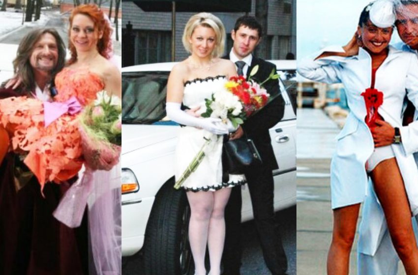  «Ах, эта свадьба, пела, ужасала…»: Самые нелепые подвенечные наряды знаменитостей